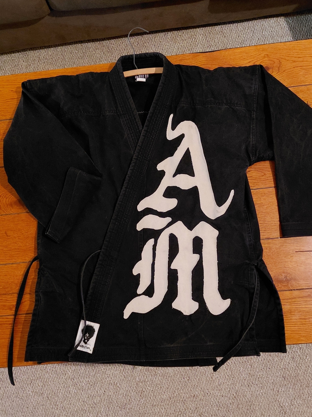 Black Men's Martial Arts Gi Size: 5 (Large)